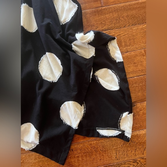 Yohji Yamamoto Tunic Dress Polka Dot Black and Cream White Size S - Picture 16 of 16
